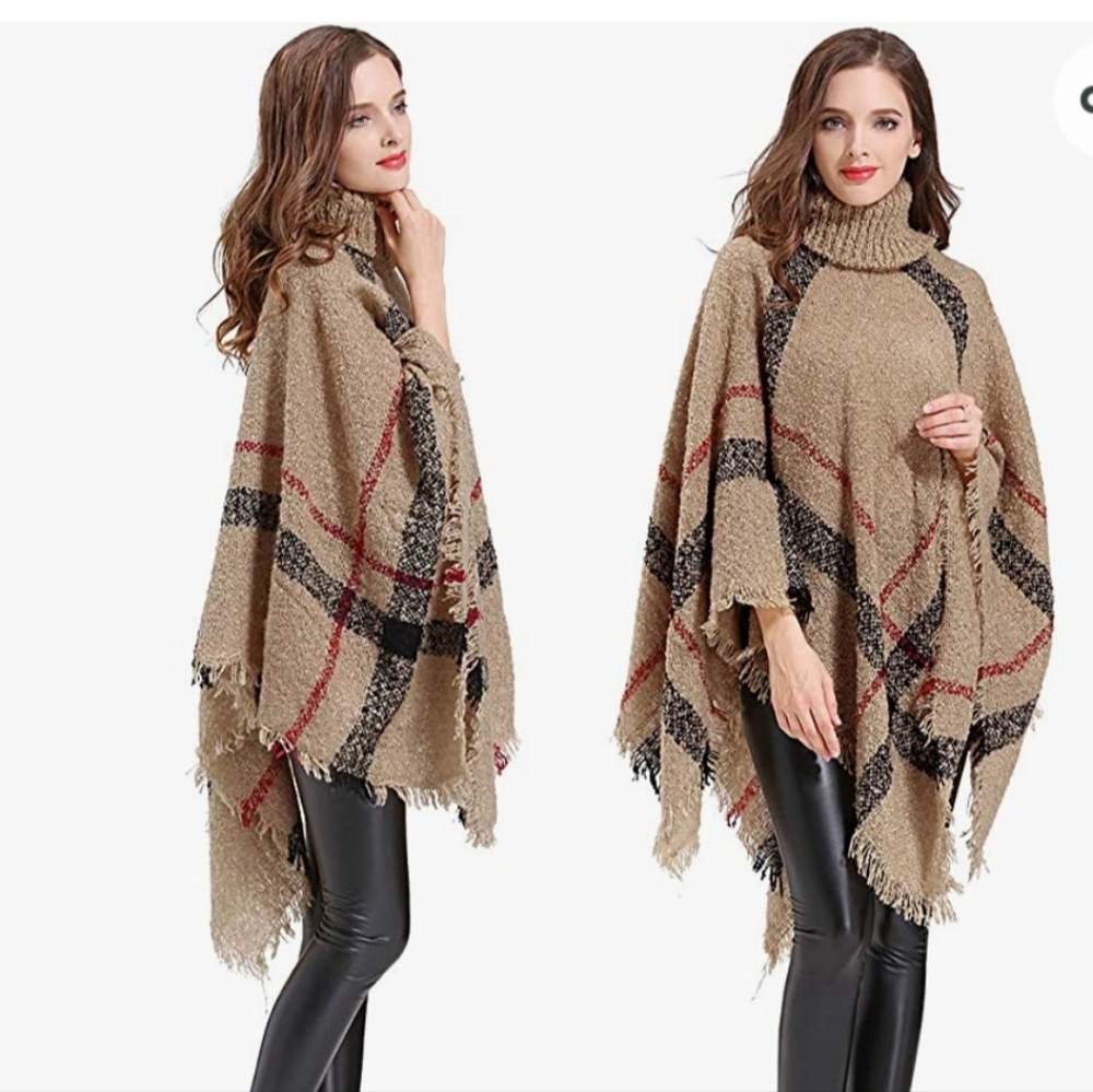 Turtleneck Poncho